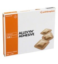 ALLEVYN ADHESIVE 7,5X7,5CM 3ME