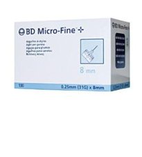 BD MICROFINE AGO G31 8MM 100PZ