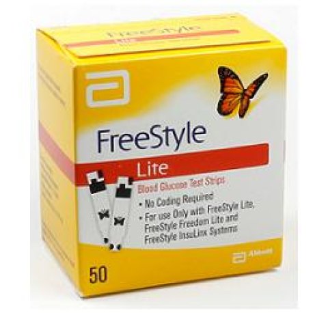 FREESTYLE LITE GLICEMIA 50STR