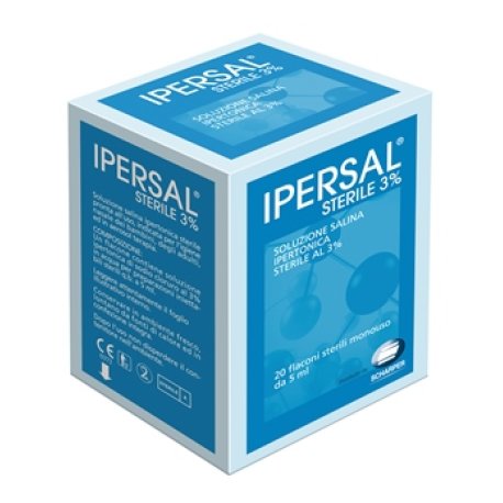 IPERSAL STERILE 3% 20FLAC 5ML