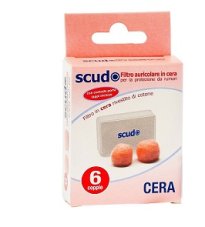 EARPLUG SCUDO CERA 6COPPIE 12P