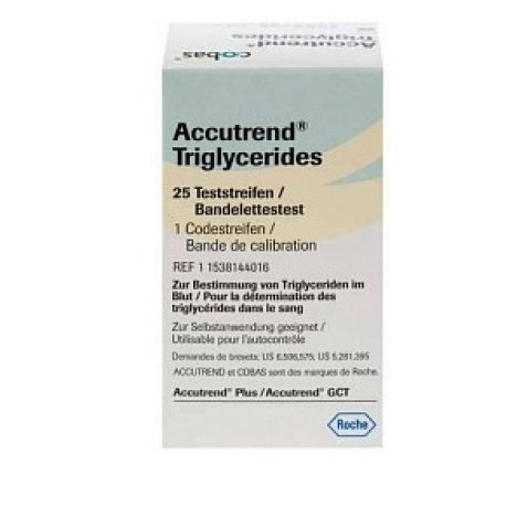 ACCUTREND TRIGLICERIDI 25STRIP