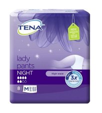 TENA LADY PANTS NIGHT M 8PZ