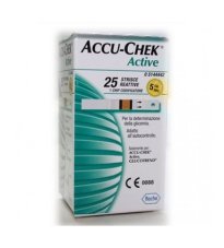 ACCU-CHEK ACTIVE STRIPS 25PZ