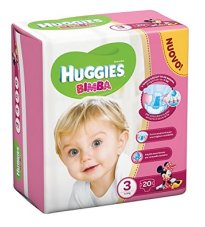 HUGGIES BASE GIRL 3 20PZ