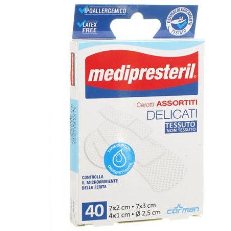 MEDIPRESTERIL CEROTTO DELICATO 40PZ