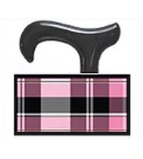 BASTONE DERBY TARTAN ROSA