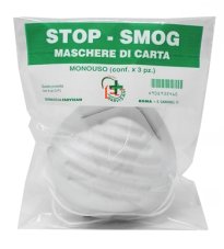 STOP-SMOG MASCHERE CARTA 3PZ