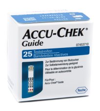 ACCU-CHEK GUIDE 25 STRIPS RETA