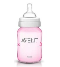 AVENT BIBERON DEC ROSA 260ML