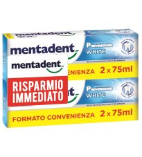 MENTADENT P WHITE BIT 2X75ML