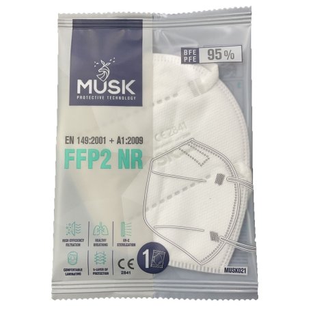 MUSK MASCHERINA FFP2 WHITE 1PZ