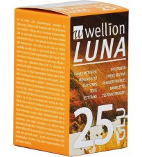 WELLION LUNA 25 STRIPS