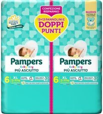 PAMPERS BD DUO DOWNCOUNT XL26P