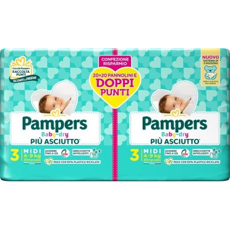 PAMPERS BD DUO DOWNCOUNT M 40P