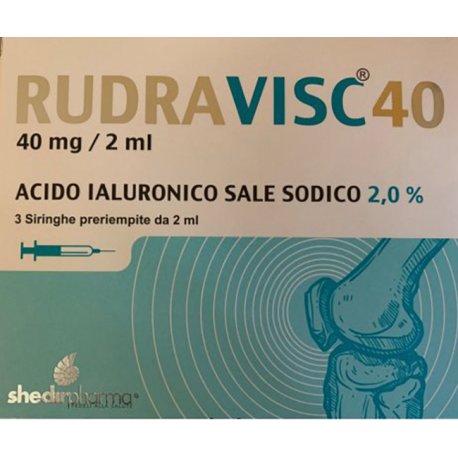 RUDRAVISC 40 SIR 40MG 2ML 3PZ