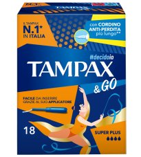 TAMPAX &GO SUPER PLUS 18PZ