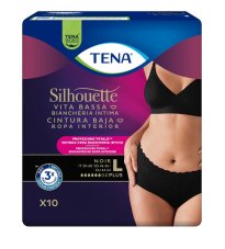 TENA SILHOUETTE NOIR L V/B 10P