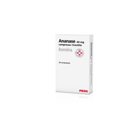 ANANASE*20CPR RIV 40MG