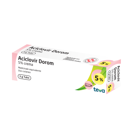 ACICLOVIR DOROM*CREMA 3G 5%