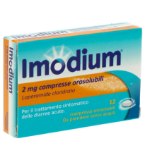 IMODIUM*12CPR OROSOL 2MG