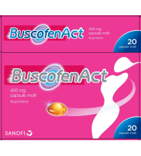 BUSCOFENACT*20CPS MOLLI 400MG