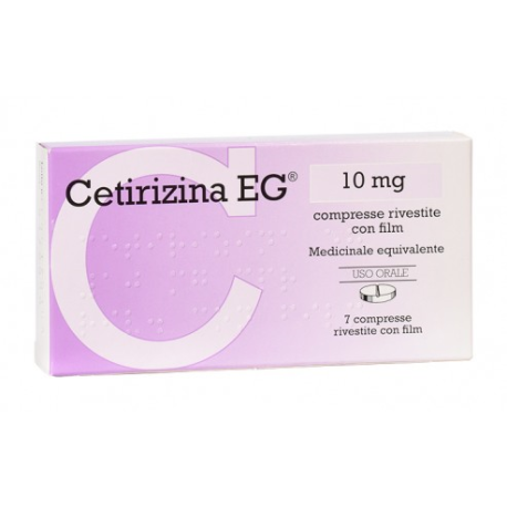 CETIRIZINA EG*7CPR RIV 10MG