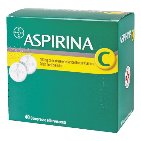 ASPIRINA C*40CPR EFF 400+240MG