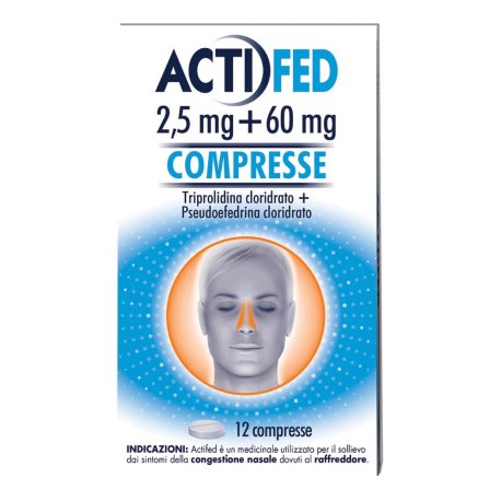 ACTIFED*12CPR 2,5MG+60MG