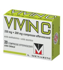 VIVIN C*20CPR EFF 330MG+200MG