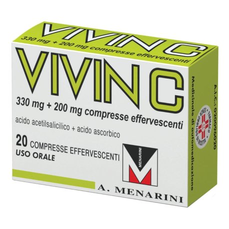 VIVIN C*20CPR EFF 330MG+200MG