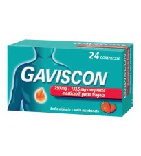 GAVISCON*24CPR FRAG250+133,5MG