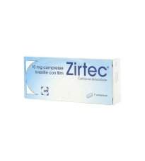 ZIRTEC*7CPR RIV 10MG ZIRTEC*7CPR RIV 10MG