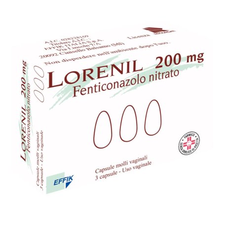 LORENIL*3CPS MOLLI VAG 200MG