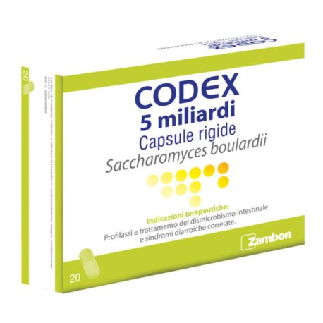 CODEX*20CPS 5MLD 250MG BLISTER