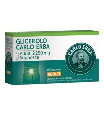 GLICEROLO*AD 18SUPP 2250MG