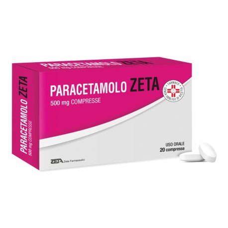 PARACETAMOLO ZETA*20CPR 500MG