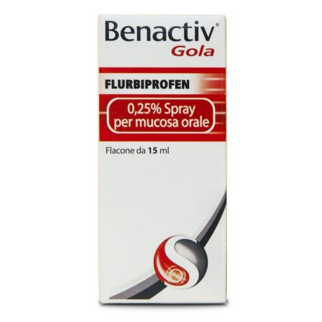 BENACTIV GOLA*SPRAY 15ML 0,25%