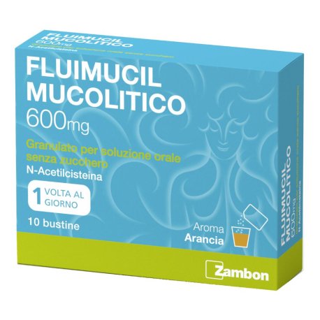 FLUIMUCIL MUCOL*OS 10BUST600MG