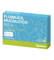 FLUIMUCIL MUCOL*10CPR EFF600MG