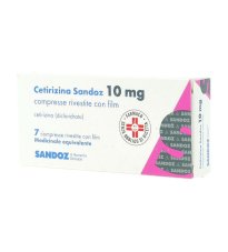 CETIRIZINA SAND*7CPR RIV 10MG