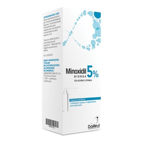 MINOXIDIL BIORGA*SOL CUT60ML5%