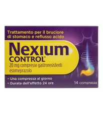 NEXIUM CONTROL*14CPR GASTR20MG