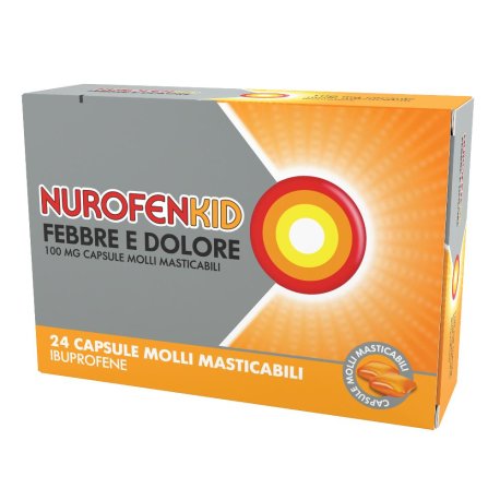 NUROFENKID FEBBRE D*24CPS100MG