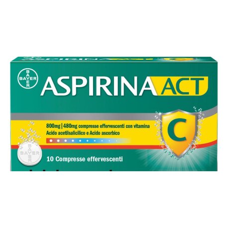 ASPIRINAACT*10CPR EFF800+480MG