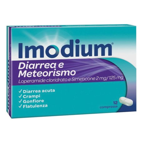 IMODIUM DIARREA E METEOR*12CPR IMODIUM DIARREA E METEOR*12CPR
