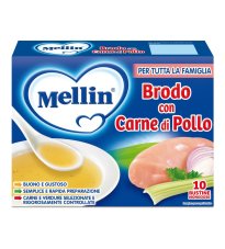 MELLIN BRODO POLLO 10X5G