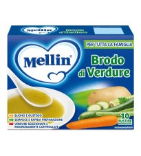 MELLIN BRODO VERDURE 10BUST 8G