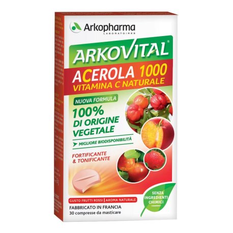 ARKOVITAL ACEROLA 1000 30CPR