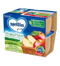 MELLIN FRUTTA PURA MELA 4X100G